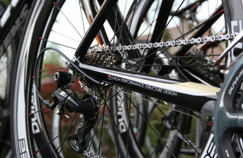 cycling, racing bike, rear wheel, bicycle, bicycle wheel